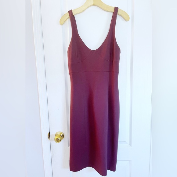 Aritzia Babaton Marsden Purple Corset Bodycon Midi Dress - Picture 2 of 7